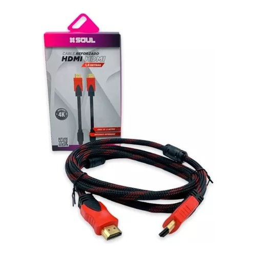 Cable Hdmi Reforzado 1,5 Metros Monitor Tv Hd 1080 4k