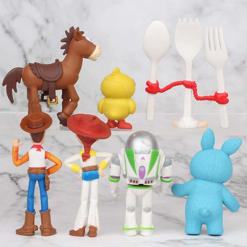 7 Piezas Toy Story Cake Toppers Mini Figurines Cupcake Decor