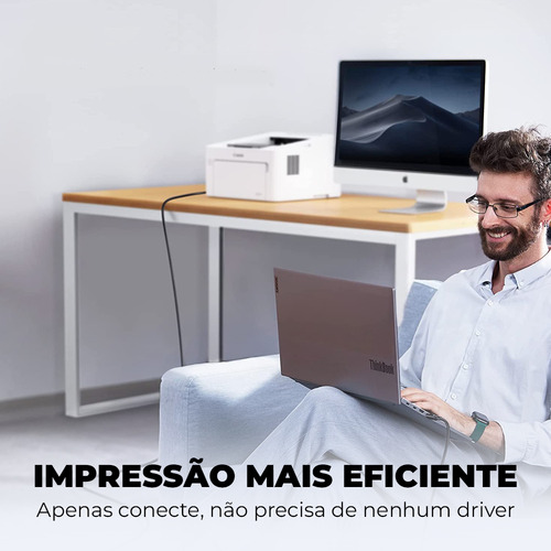 Cabo Impressora Usb 2.0 Tipo A Para Tipo B 1m Ugreen