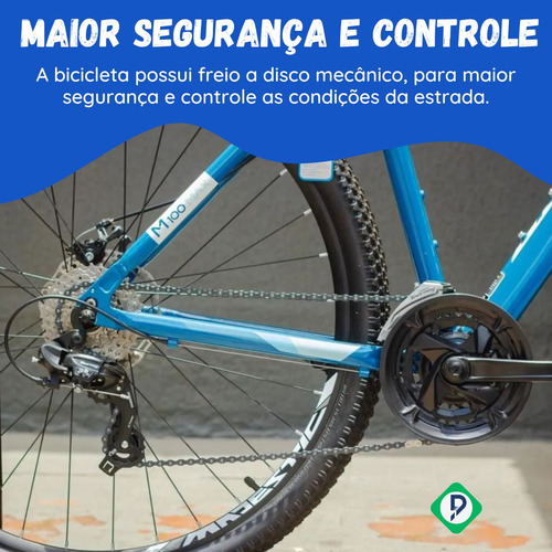 Imagem 4 de 8 de Bike Trinx M100 Max 15 Shimano Tourney Freio Disco Mecânico