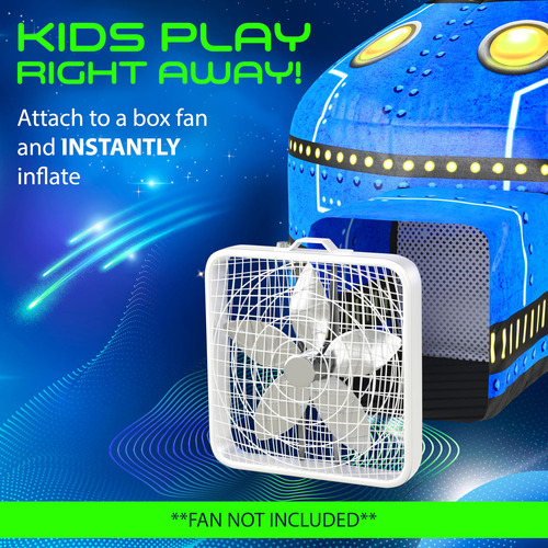 Inflatable Tent W&o Glowing Ufo Aerodome W/ Led Lights Kids