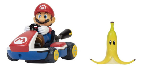 Super Mario Bros Mario Kart Mario Con Banana Giro 360