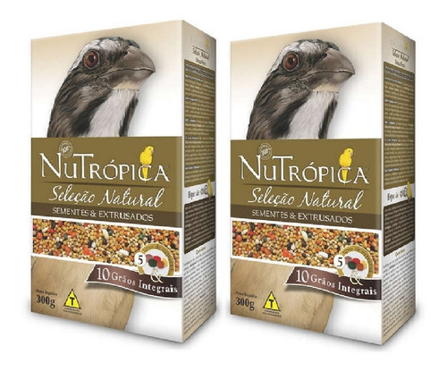 Kit 2 Unidades Ração Sel.natural Trinca Ferro 300g Nutrópica