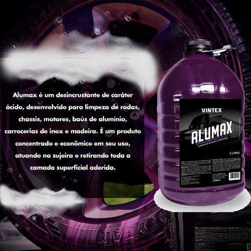 Kit de champú desengrasante Vonixx Alumax Removex 5 l V-floc 3 l