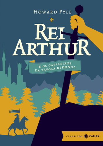 Rei Arthur e os cavaleiros da Távola Redonda: edição bolso de luxo, de Pyle, Howard. Editora Schwarcz SA, capa dura em português, 2015