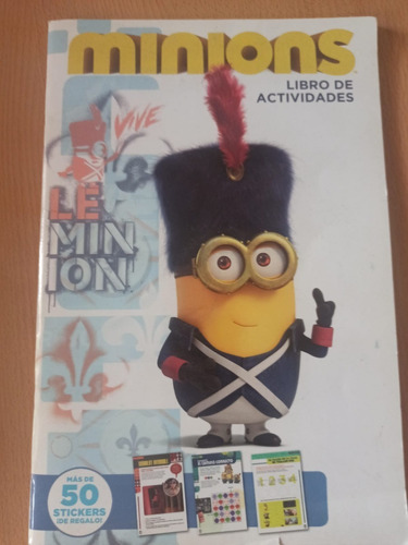 Minions -libro De Actividades Más De 50 Stickers