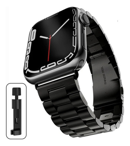 Correa Metálica Eslabones Apple Watch Se/8/7/6/5/4/3 Ultra