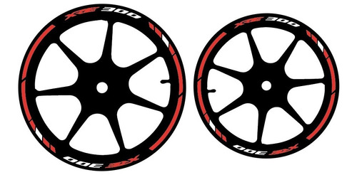 Stickers Cintas Reflejantes Para Rin De Moto Honda Xre Vinil