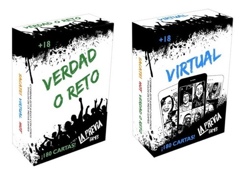 Verdad O Reto + Virtual Previas Juego Cartas Amigos Shots