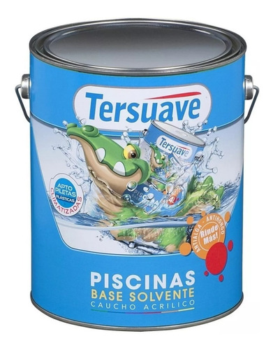 Pintura Para Piletas Fibra Y Plastico 4lt Tersuave - Davinci