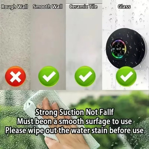 . Altavoz Inalámbrico Bluetooth A Prueba De Agua, Con
