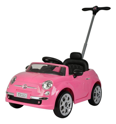 Best Ride On Cars Fiat 500 - Coche De Empuje, Color Rosa