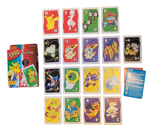 Juego De Mesa Cartas Uno Pokemon