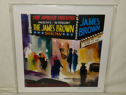James Brown Lp 180g Live At The Apollo Lacrado Disco Vinil
