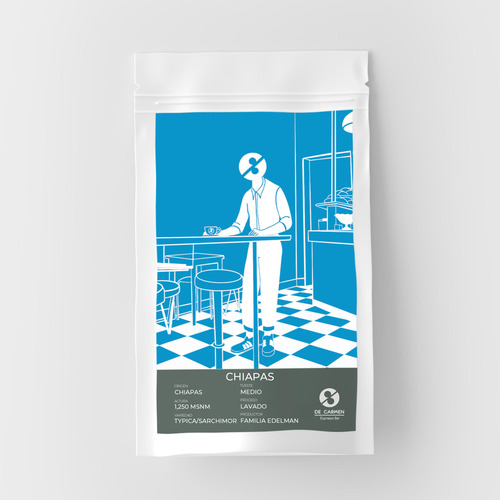 Café De Especialidad En Grano 500gr Tostado Medio Chiapas