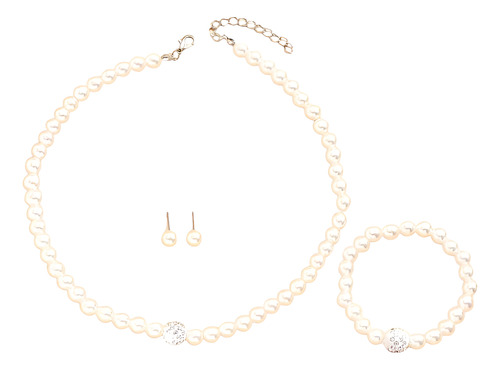 Conjunto De Collar Pulsera Y Pendientes
