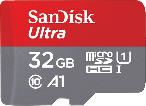 Imagen 1 de 10 de Memoria Micro Sd 32gb Clase 10 100mb/s Sandisk Ultra Backup
