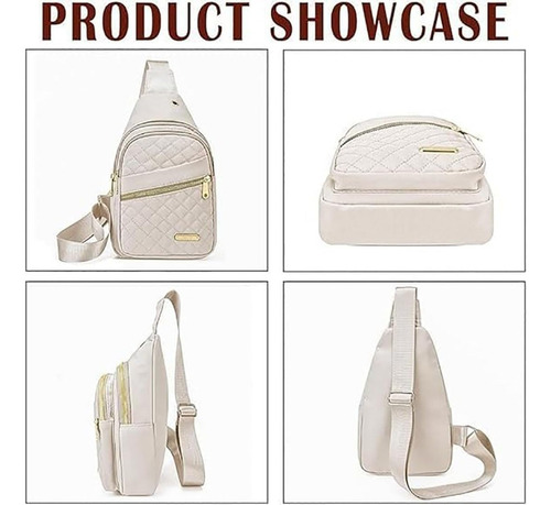 Bolso Bandolera Casual De Color Liso A La Moda Para Mujer, C