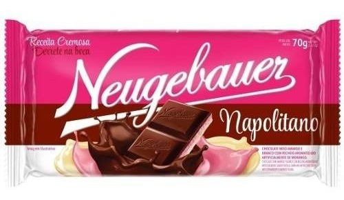 Chocolate Napolitano 70gr C/12un - Neugebauer