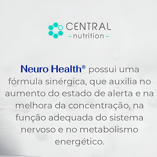 Neuro Health C/90 Caps Sistema Cognitivo - Central Nutrition