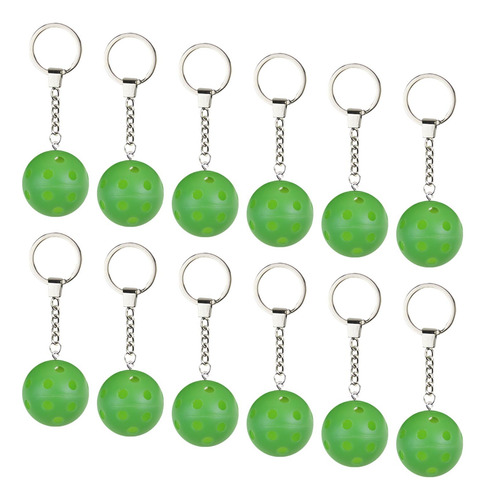 2 X 12 Piezas Pickleball Llavero Bolsa Colgante Para
