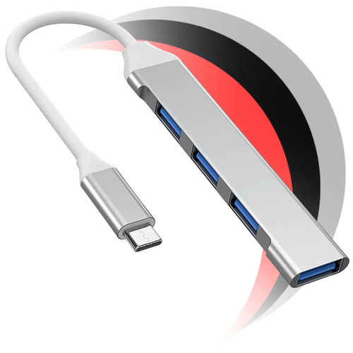 Hub Usb Type C 5 Gbps Extensor Adaptador 4 Portas Usb 3.0 Computador Pc Notebook Celular Smartphone Tablet Chrome Technology