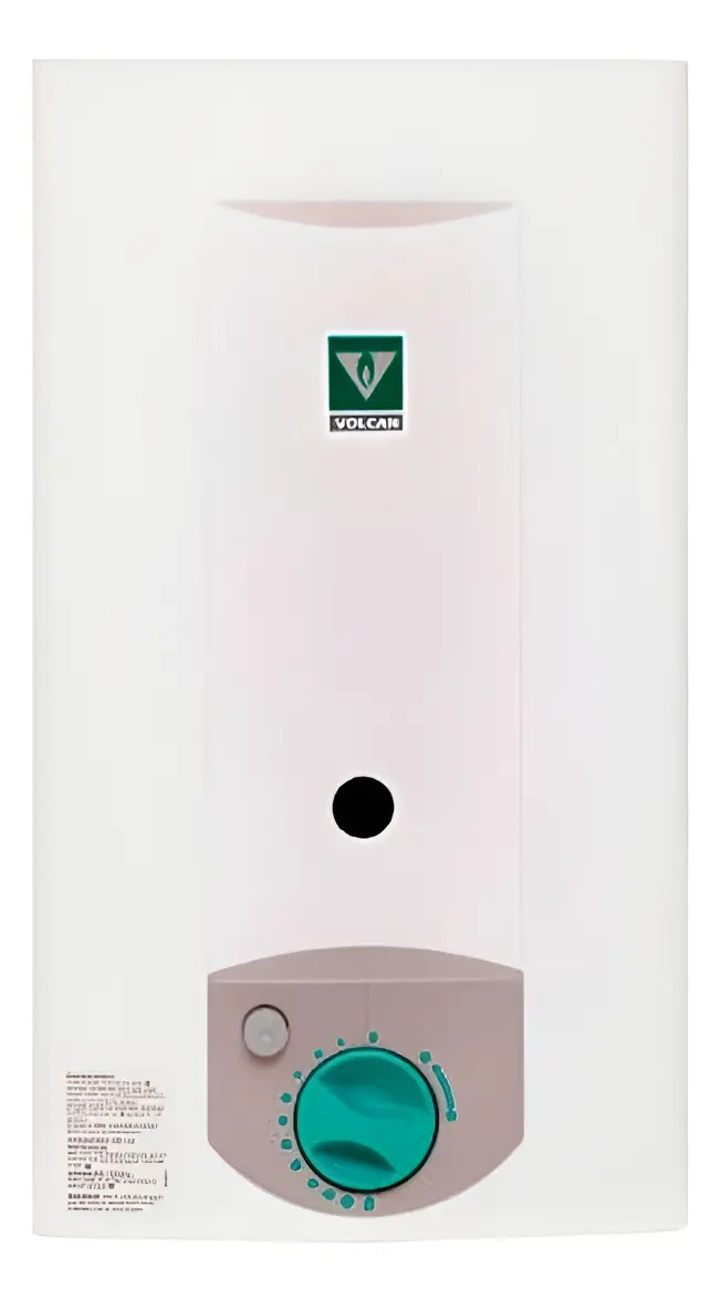 Calefon Tn Volcan 313bfv N 12 Litros Maitess Color Blanco Tipo de gas GN