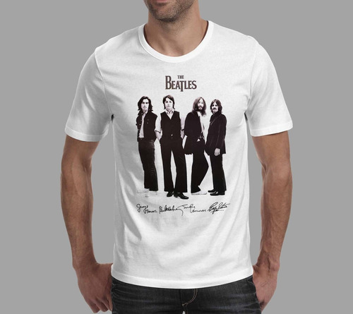 Camiseta beatles branca Clearance