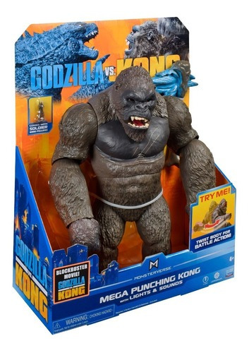 Playmates Godzilla Vs Kong 13 Mega Kong Con Luces Y Sonido