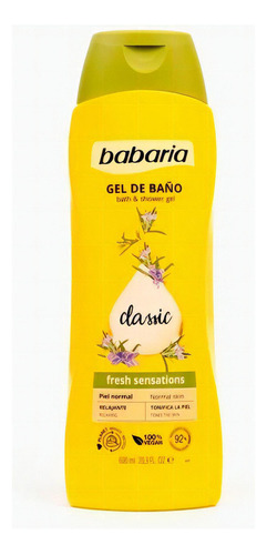 Gel de Ducha Barbaria Clas Rome 600ml