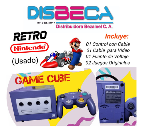 Game Cube Nintendo (usado)