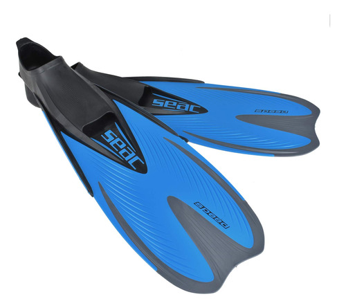 Aletas De Natacion Seac Speed Snorkeling (azul, 44-45 Eu)