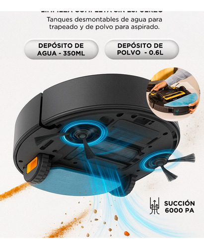 Aspiradora Trapeadora Gadnic Clean Duo Z900 Control App