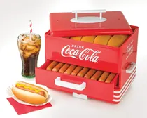 Comprar Nostalgia® Cocacola Calentador Vapor Hot Dogs Salchichas Pan