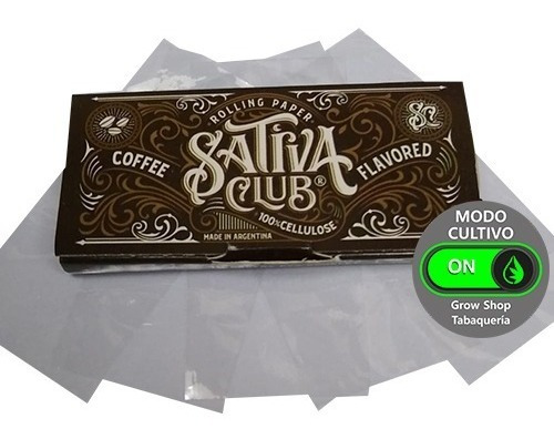 Sedas De Celulosa Sativa Club Sabor Café - Papel Para Armar