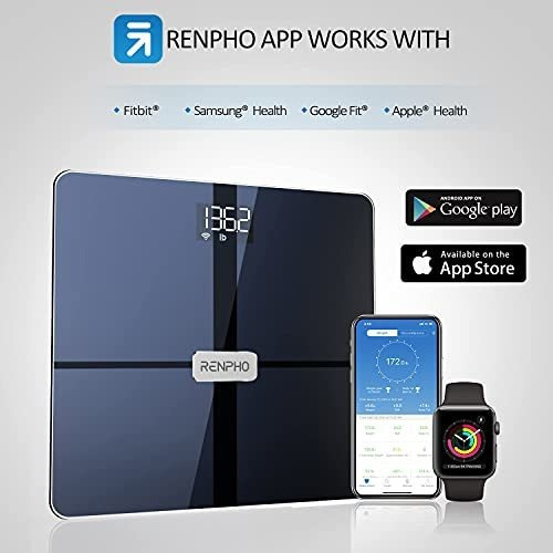 Imagen 7 de 9 de Báscula Corporal Renpho Premium Wi-fi Bluetooth Scale Smart