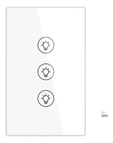 Interruptor De Luz Dimmer Tactil De 3 C | Zigbee, Tuya Smart