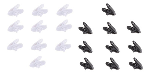 20 Unids Abrazaderas Para Auriculares Clip De Collar De