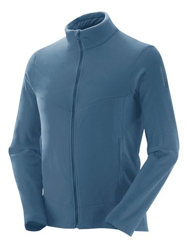 Campera Salomon Outdoor Polar Lt Fz Midplayer Hombre - Newsp