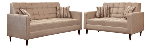 Sala Beige 3 2 (sofa Y Love) Welden Mobelo