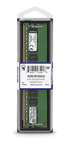 Imagen 1 de 1 de Memoria Ram Kingston Technology 8 Gb Ddr4 2133 Mhz Ecc