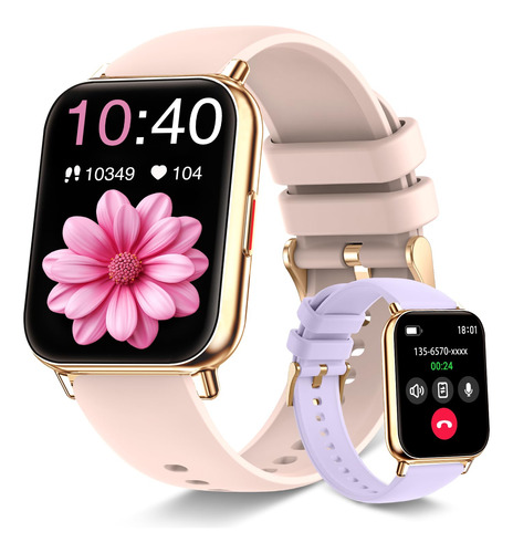 Reloj Inteligente Para Mujer, Reloj Inteligente Hd De 1.85 .