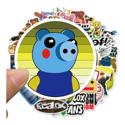 Imagen 2 de 4 de Roblox - Set De 50 Stickers / Calcomanias / Pegatinas