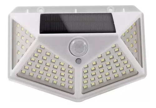 Foco Solar Con Panel Lampara Led De 270° Con Sensor De Movim