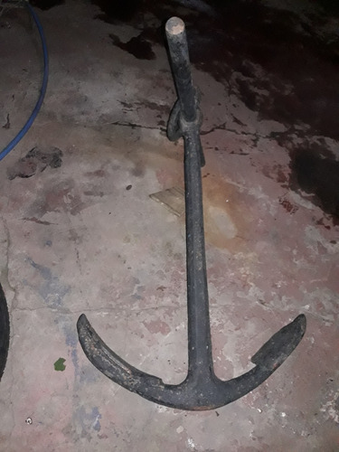 Antigua Ancla En Fundición +70 Kg De Importante Embarcación (Usado)