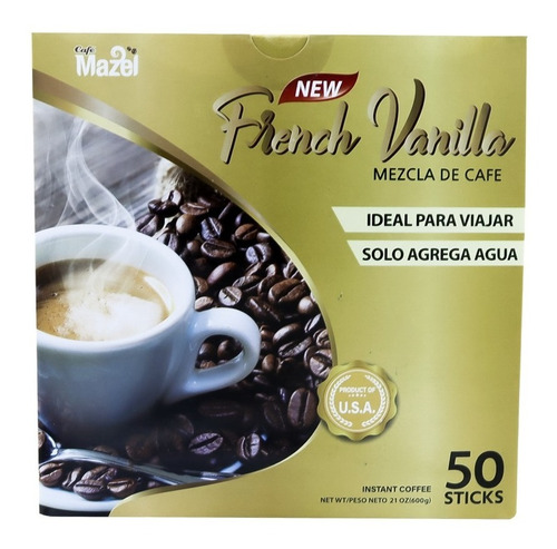 Café Instantáneo Coreano Vainilla Fran Mazel Caja 16pz 600g