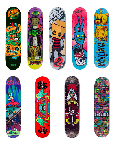 Skate Patineta Profesional Completo Boiling 8.0 Chilli Board