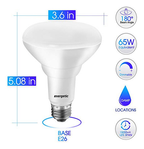Bombillas Led Empotrables Energetic Br30, Equivalentes A 65