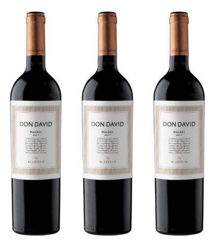 Vino Don David Reserva Malbec 750ml X3 - Oferta Celler