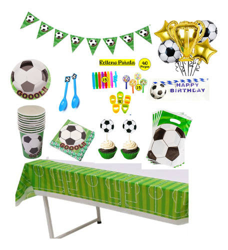 Cumpleaños De Futbol - Incluye Juguetes